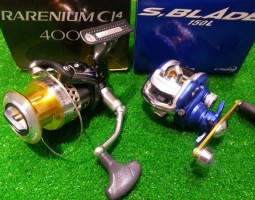 シマノ　レアニウム4000CI4、ダイワ　Sブレイド150L入荷（幕張店）